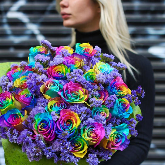 Rainbow Dash fresh seasonal flowers same-day delivery Los Angeles