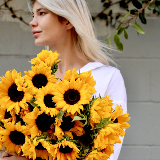 Sunshine flower arrangement Beverly Hills Los Angeles florist