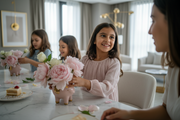 Kids Birthday Flower Workshop - fresh floral arrangement delivery in Los Angeles by Pink Clover