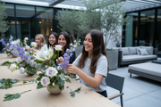 Kids Flower Arranging Workshop - fresh floral arrangement delivery in Los Angeles by Pink Clover