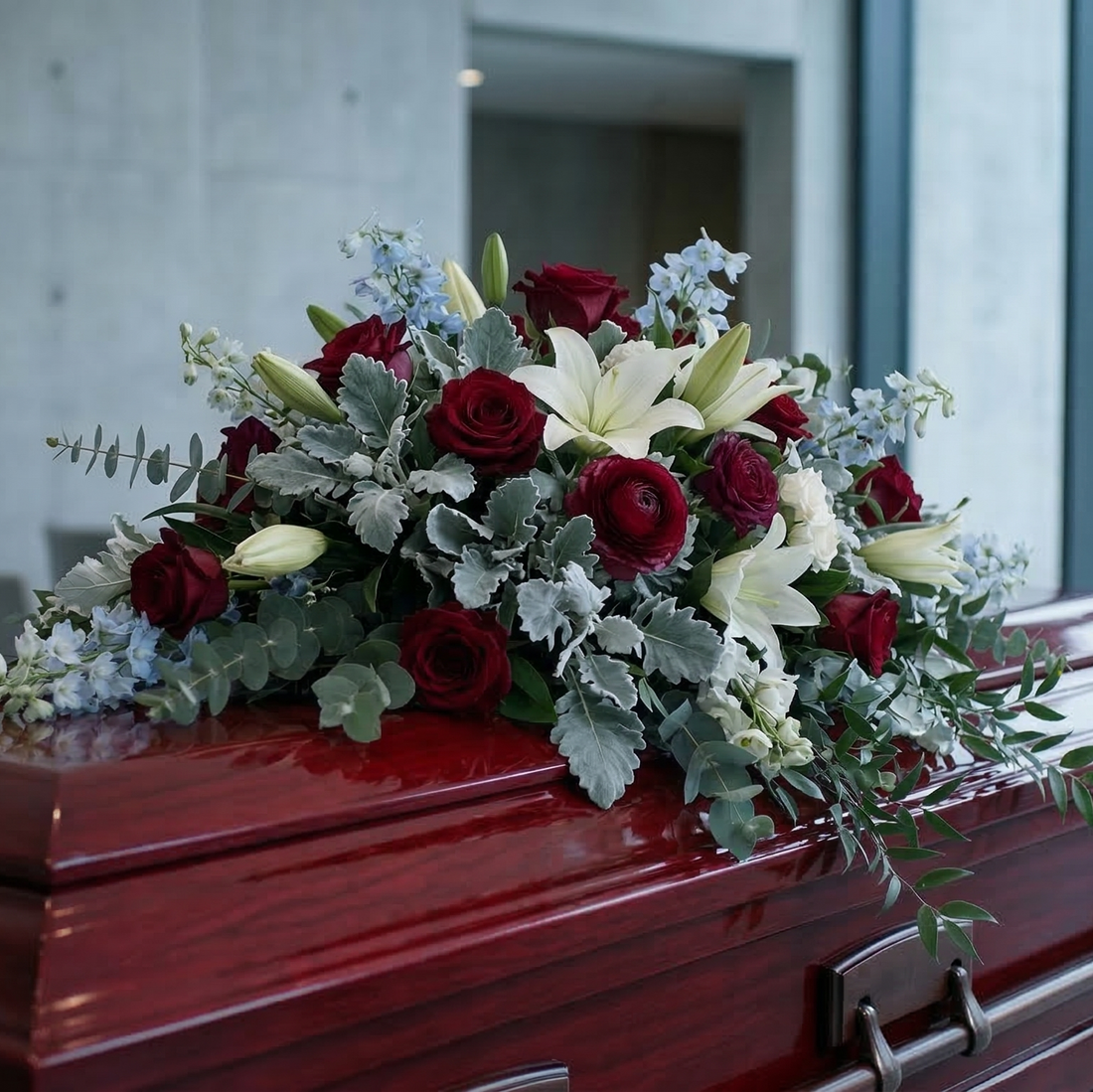 Peaceful Rest - fresh floral arrangement delivery in Los Angeles by Pink Clover