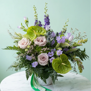 Lilac Garden - lilac floral arrangement delivery in Los Angeles by Pink Clover