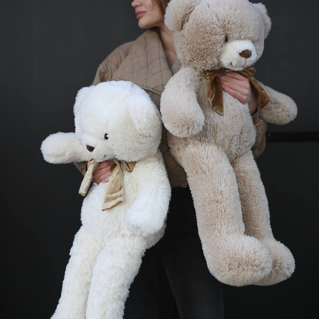 Medium Teddy Bear - fresh floral arrangement delivery in Los Angeles by Pink Clover