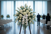 Memorial Spray - fresh funeral spray delivery in Los Angeles by Pink Clover