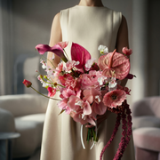 Modern Bridal Bouquet -  delivery in Los Angeles by Pink Clover Flowers