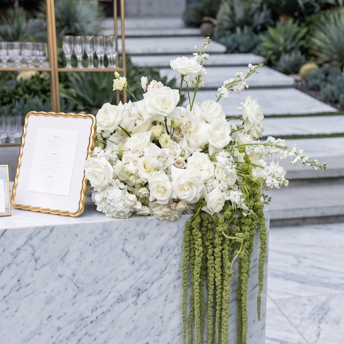 White Garden - Bridal Bouquets delivery in Los Angeles by Pink Clover Flowers