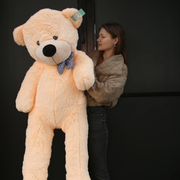 Big Teddy Bear close-up detail - fresh floral arrangement from Pink Clover LA