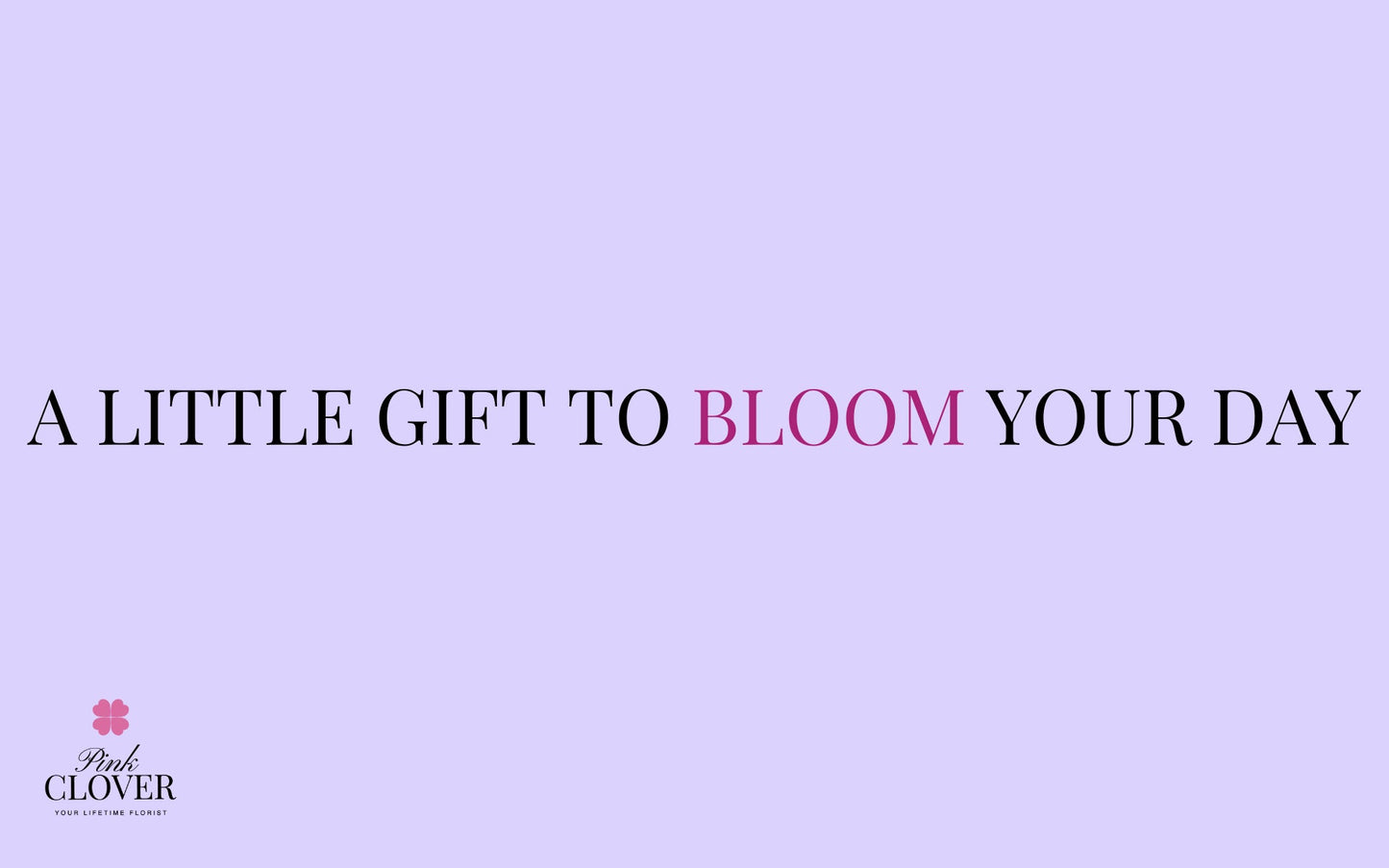 Pink Clover Gift Card - red and pink floral arrangement delivery in Los Angeles by Pink Clover