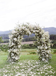 Round Wedding Arch bouquet same-day delivery San Francisco