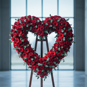 Scarlet Remembrance - red floral arrangement delivery in Los Angeles by Pink Clover