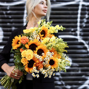 Spring bouquet sunflowers same-day delivery Honolulu