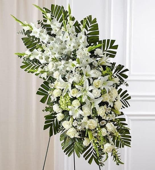 Sympathy spray - premium fresh funeral spray same-day delivery Los Angeles