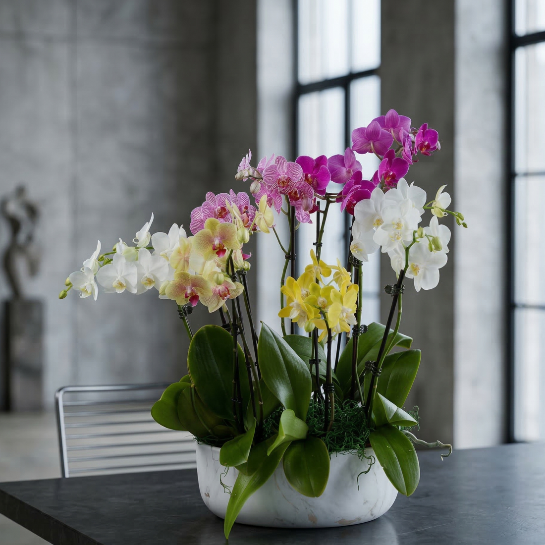 Tropical Symphony - premium fresh floral arrangement same-day delivery Los Angeles