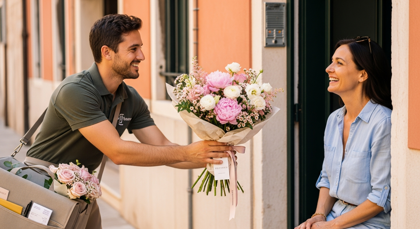 Same-day flower delivery on Abbot Kinney Venice - Pink Clover