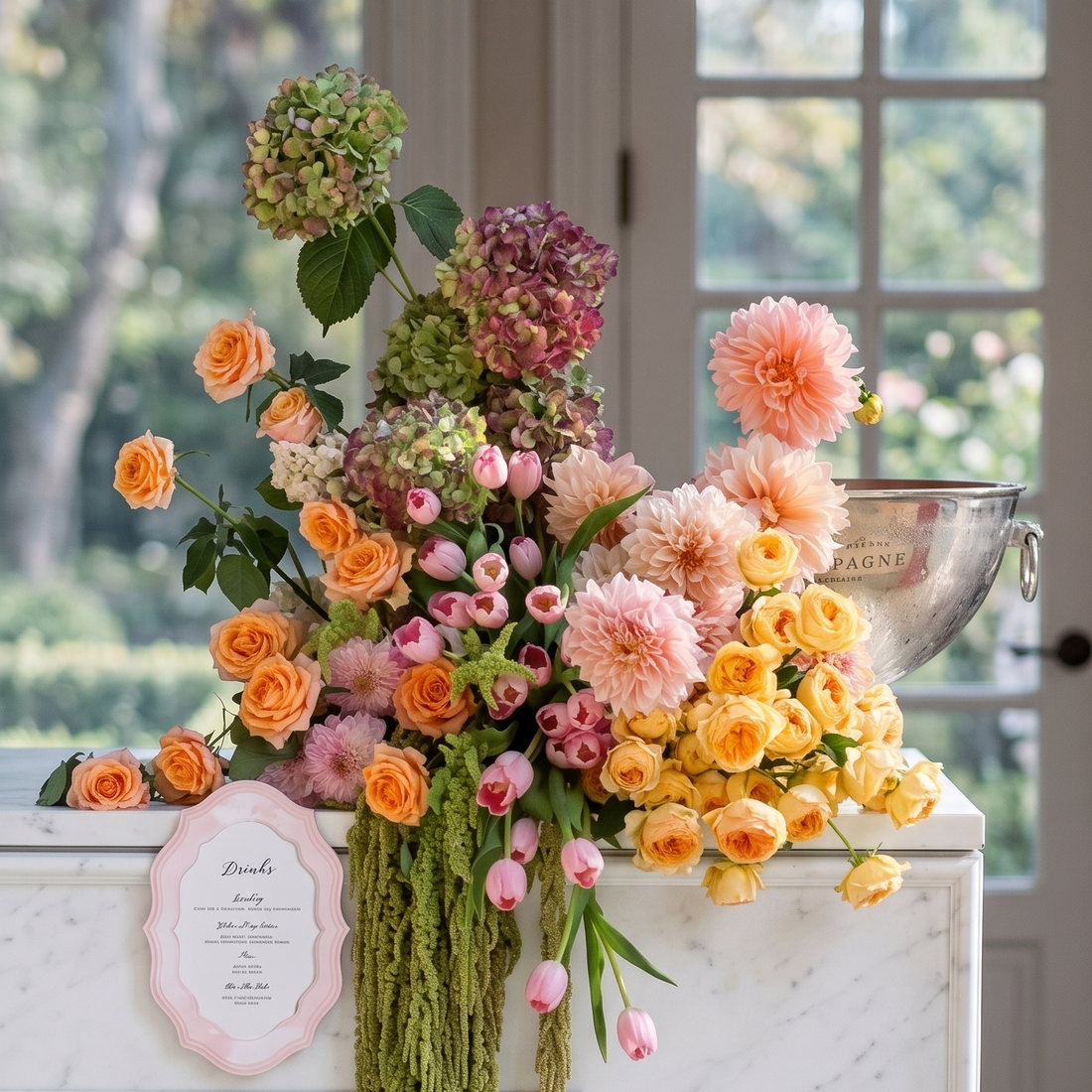 Wedding Garden - Centerpiece delivery in Los Angeles by Pink Clover Flowers