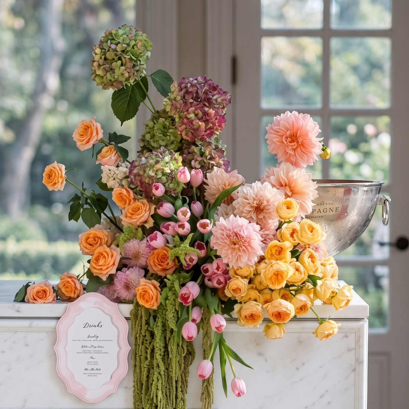 Wedding Garden - Centerpiece delivery in Los Angeles by Pink Clover Flowers