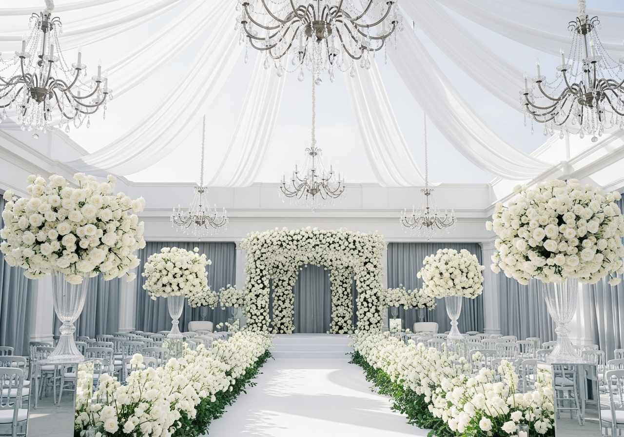 Wedding flowers luxury hero Los Angeles by Pink Clover