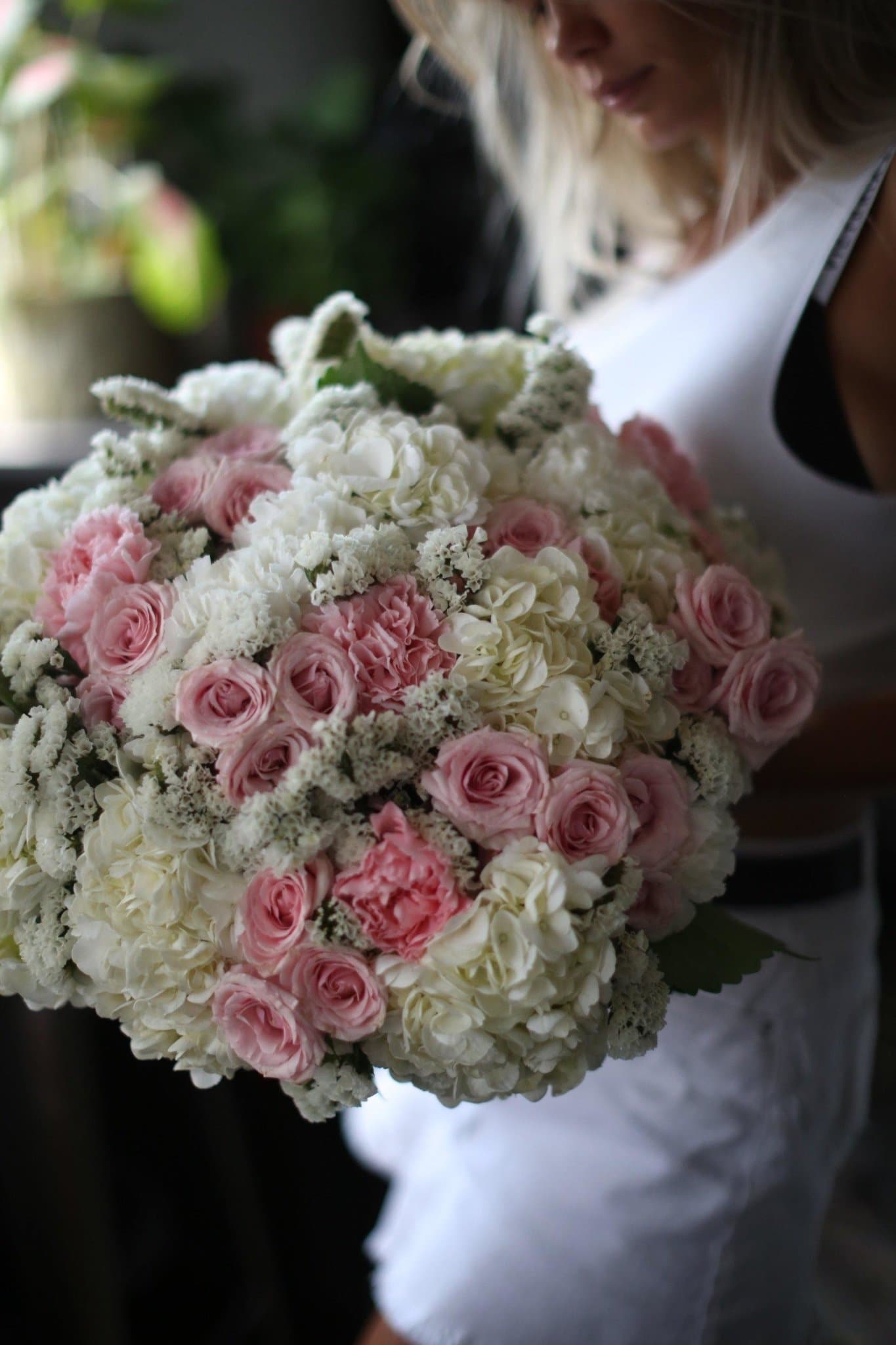 Luxury roses hydrangeas gift delivery Oakland San Francisco