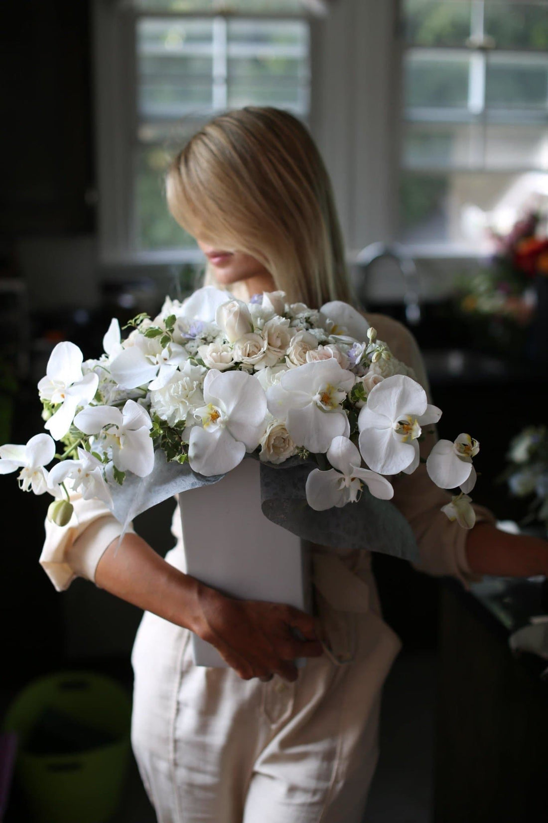 Nella roses orchids same-day delivery San Francisco