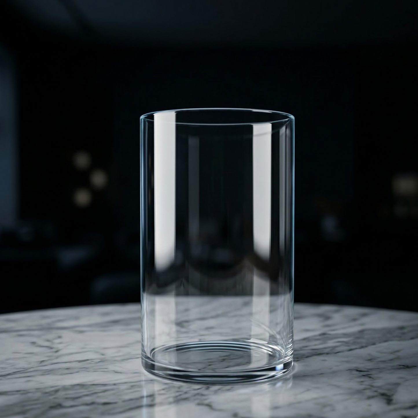 Wide Glass Vase - Ventura County