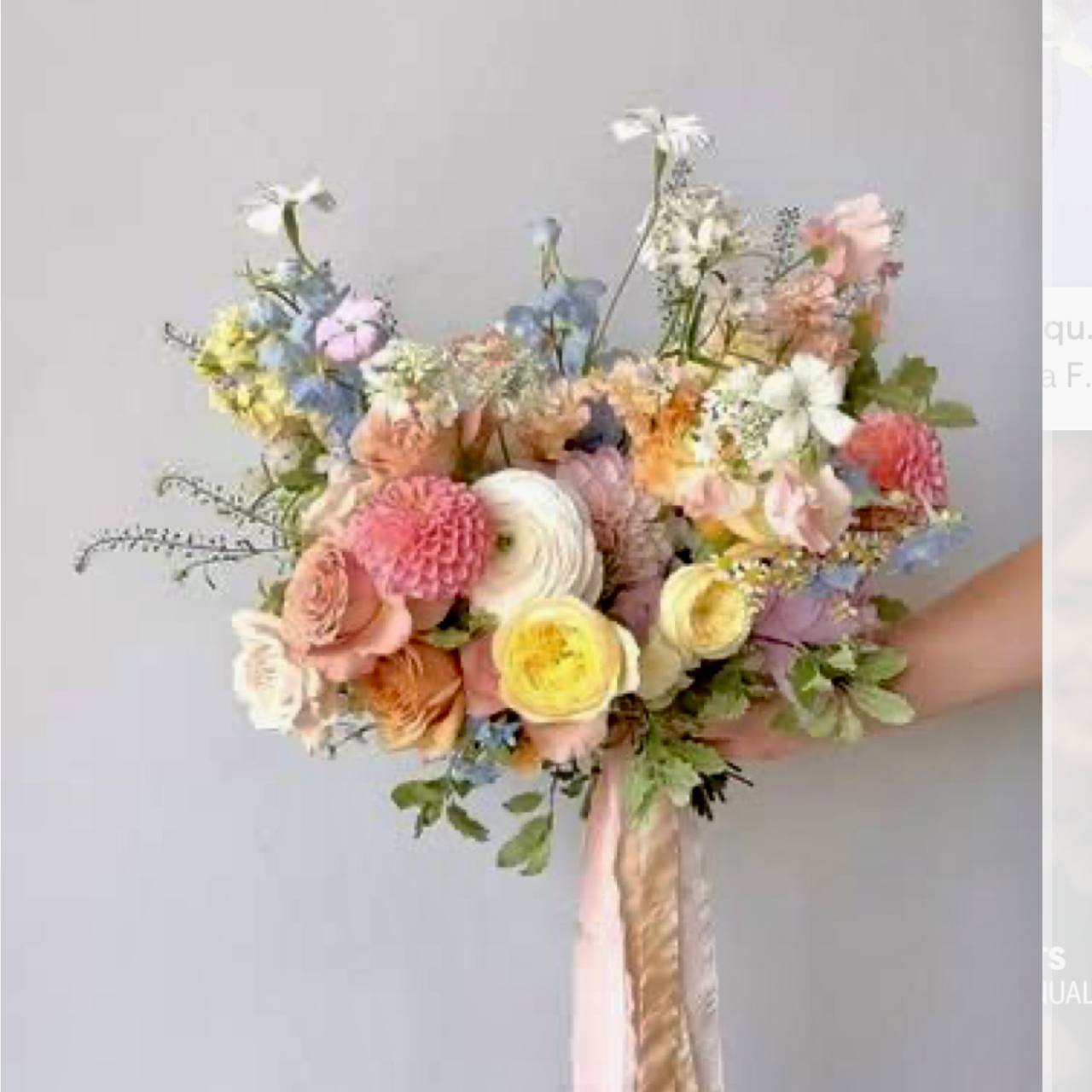 Wildflower Bridal Bouquet - Ventura County