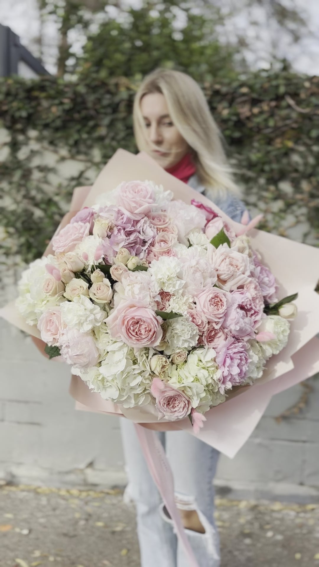 Handcrafted Milana floral gift with fresh blooms presented in a精致 glass vase for a refined and memorable presentation