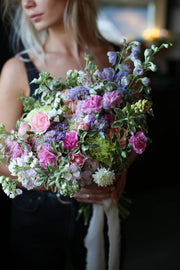 Cristal close-up detail - fresh bouquet from Pink Clover LA
