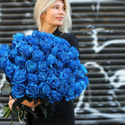 Blue Roses - Los Angeles Florist - Pink Clover
