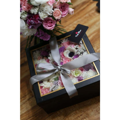 Flowers in a Box photo 9 - pink flower box Pink Clover Los Angeles