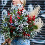 Winterberry Charm - Los Angeles Florist - Pink Clover