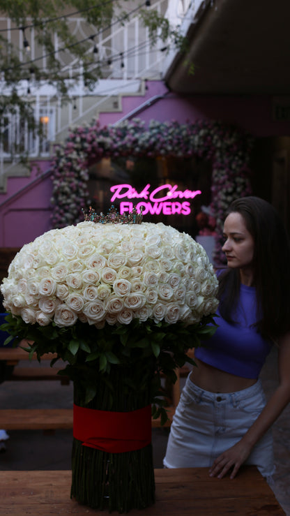 250 roses - Los Angeles Florist - Pink Clover