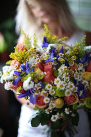 Millie close-up detail - fresh bouquet from Pink Clover LA