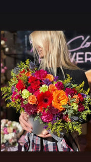 Oliveira close-up detail - fresh bouquet from Pink Clover LA